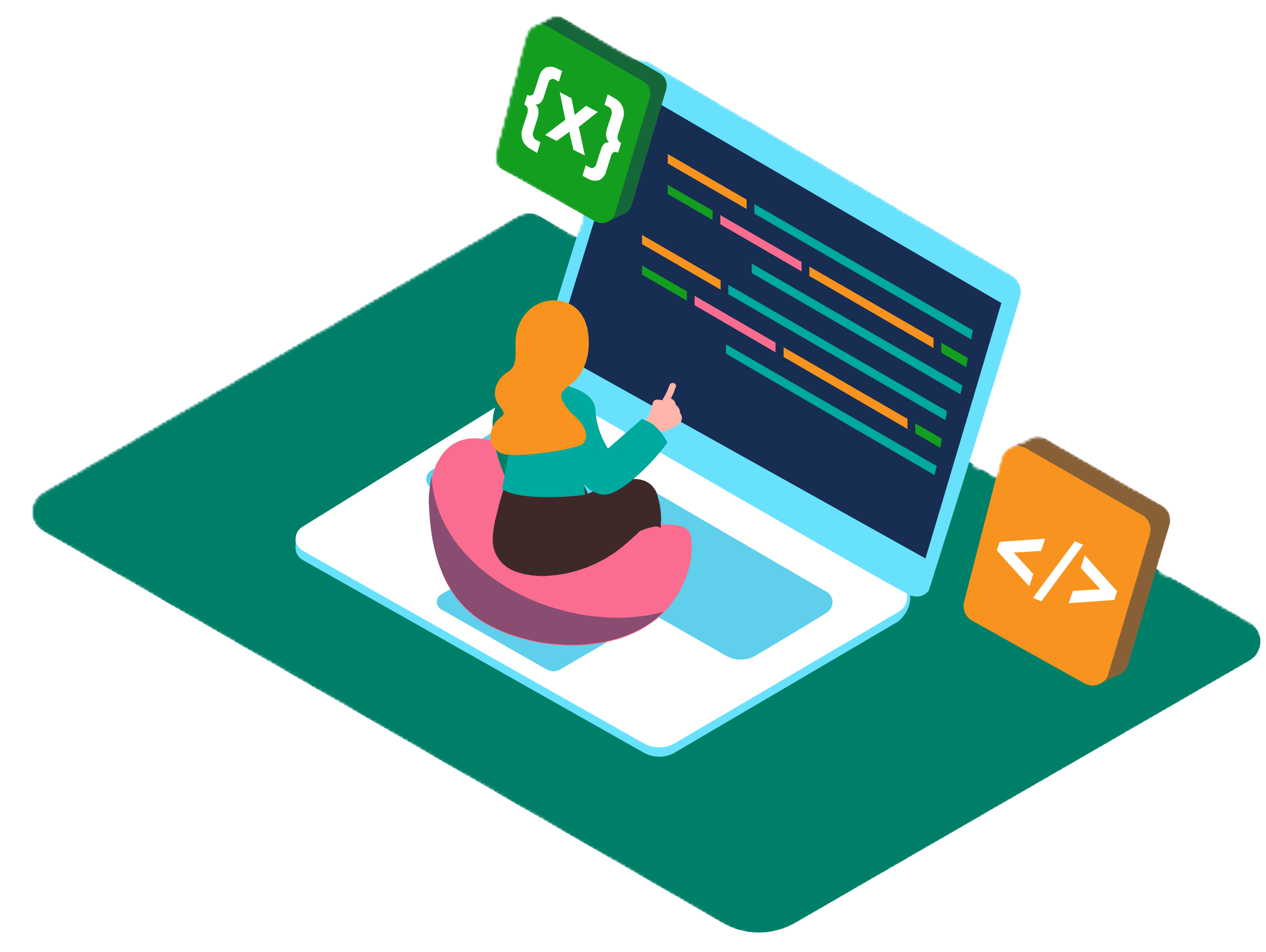 3D Laptop showing project preview