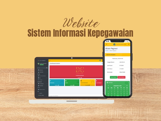 Employee management system dashboard with analytics and user data